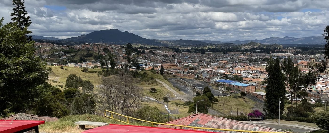 Beautiful view of the city of Bogota, Colombia