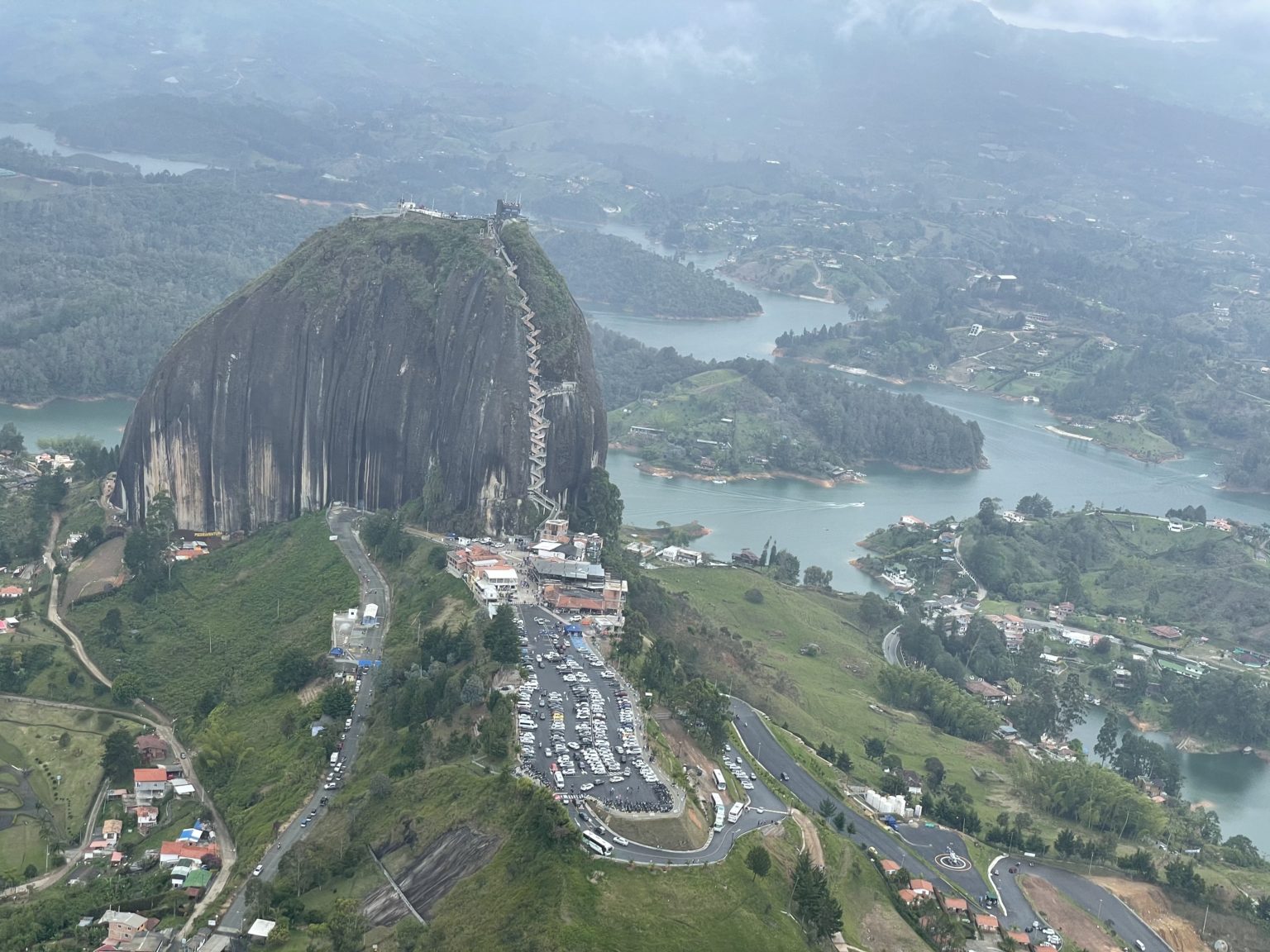 The Stone of El Penol in Gautape, Colombia