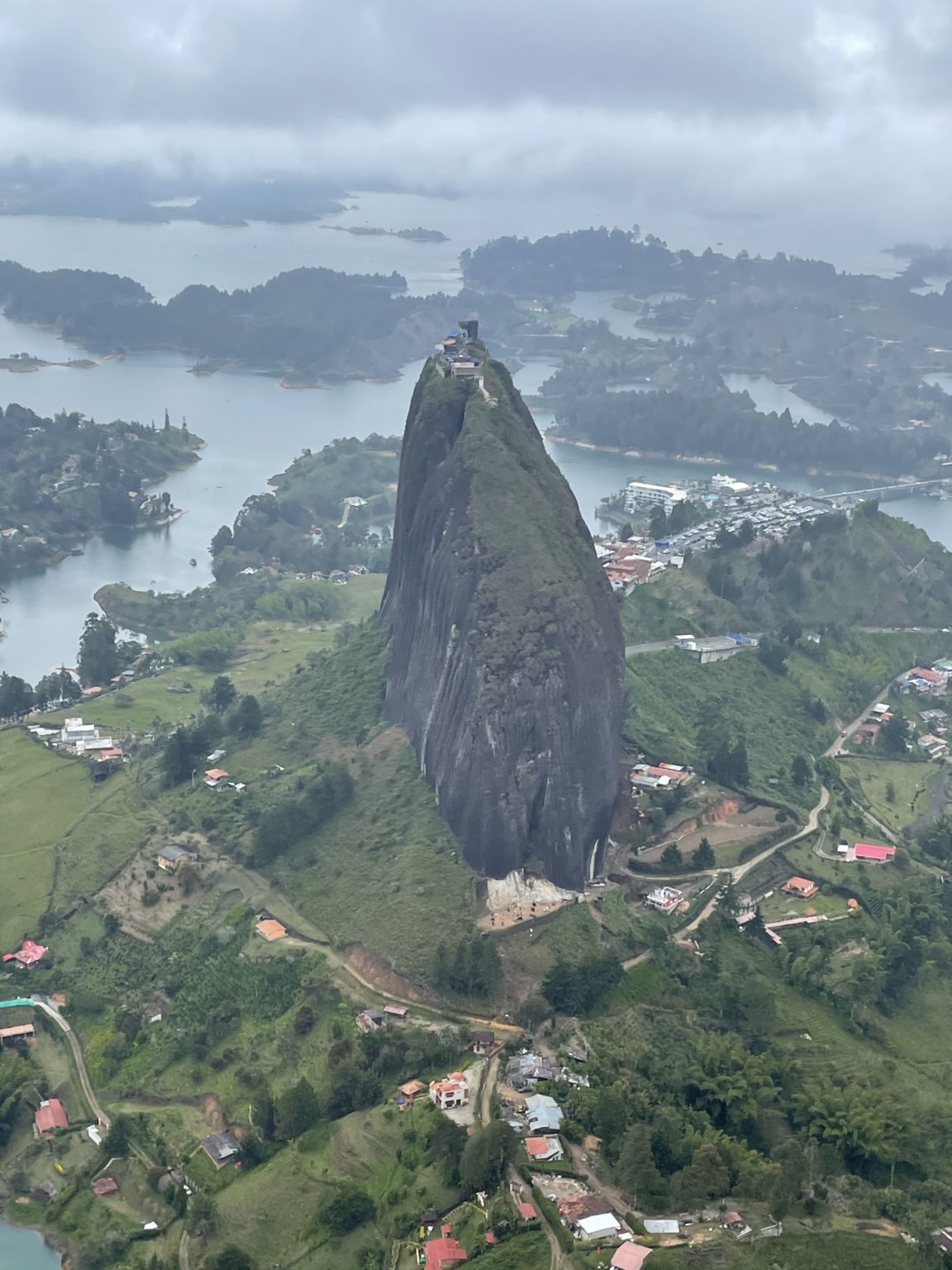 The Stone of El Penol in Gautape, Colombia