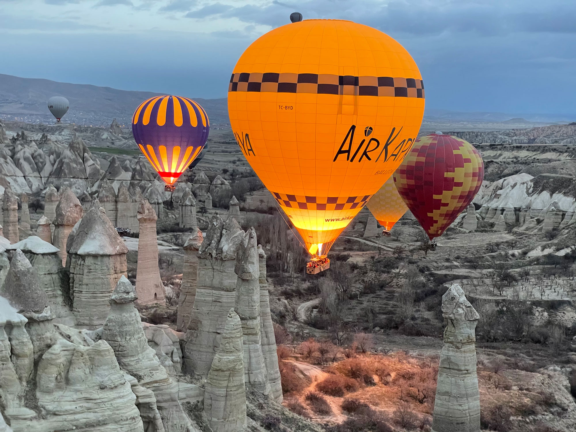 Hot Air Balloon Capital of the World Cappadocia Big Guy Big World