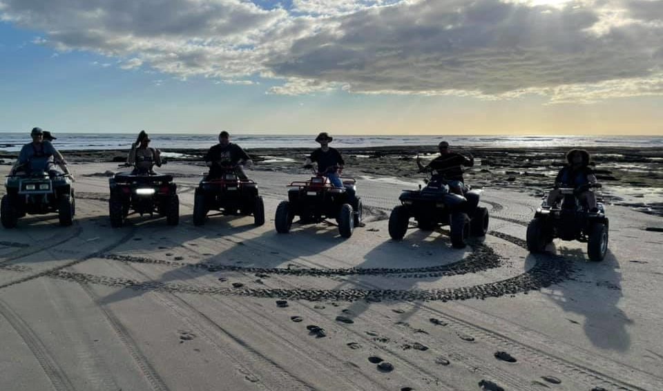 Riding ATVs on the coastline and through the beautiful Island of Ometepe in Nicaragua