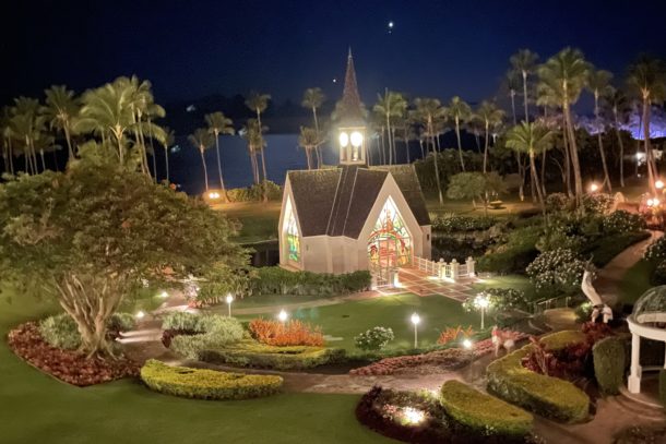 Beautiful church on the Grand Wailea property