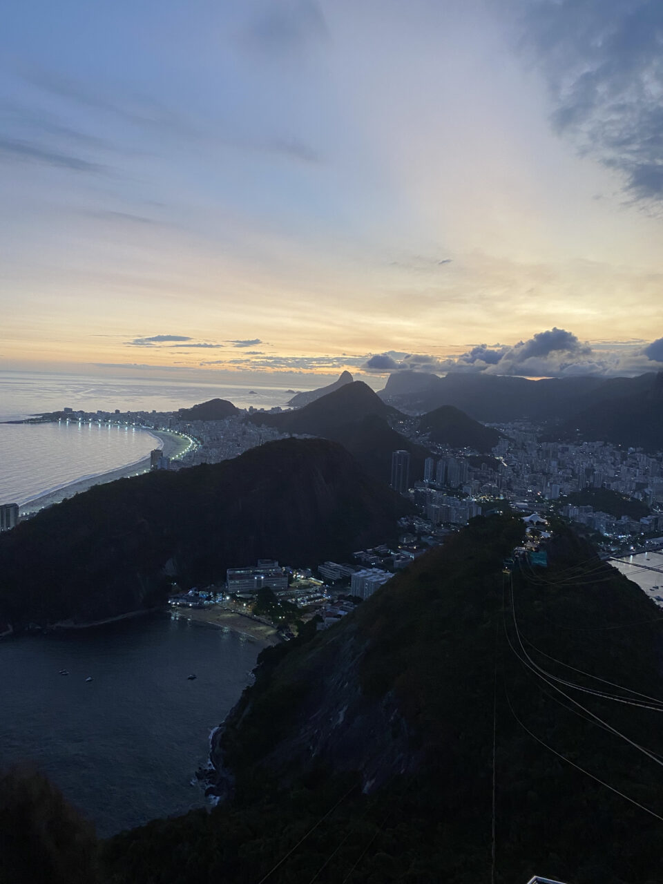 Rio de Janeiro coast line view