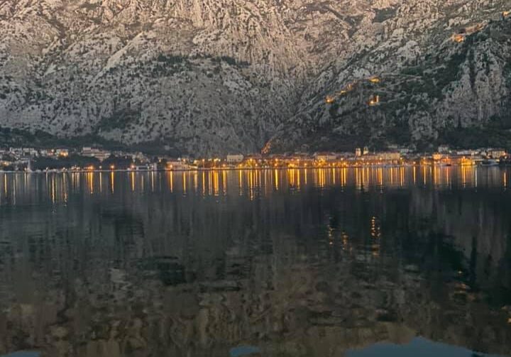 View of the beautiful city of Budva in Montenegro