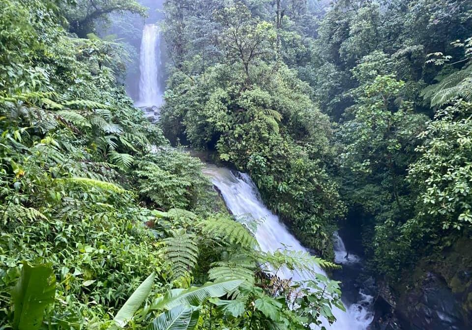 La Paz Costa Rica the La Paz Waterfall in Costa Rica