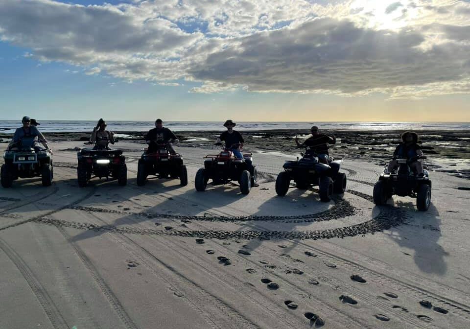 Riding ATVs on the coastline and through the beautiful Island of Ometepe in Nicaragua